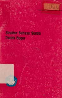 Image of Struktur Bahasa Sunda Dialek Bogor