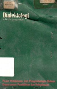 Image of Dialektologi Sebuah Pengantar