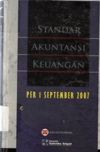 Standar Akuntansi Keuangan Per 1 September 2007