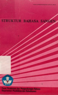 Image of Struktur Bahasa Sangen
