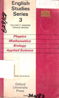 English Studies Series 3 : Physics Mathematics Biology Applied Science