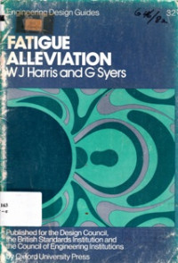 Image of Engineering Design Guides : Fatigue Alleviation