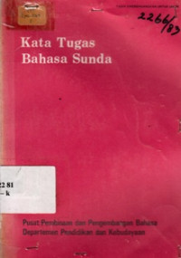 Image of Kata Tugas Bahasa Sunda