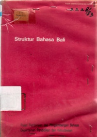 Stuktur Bahasa Bali