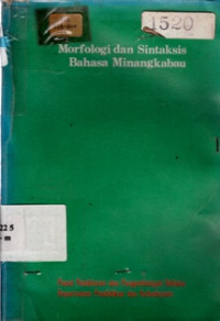 Morfologi dan Sintaksis Bahasa Minangkabau