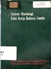 Image of Sistem Morfologi Kata Kerja Bahasa Sunda