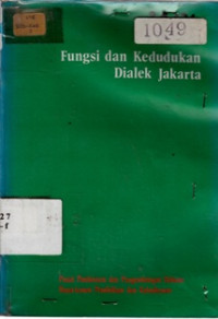 Image of Fungsi dan Kedudukan Dialek Jakarta