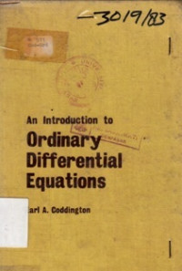 An Introduktion to Ordinary Differential Equations