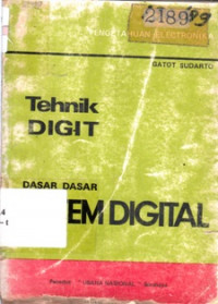 Image of Teknik Digital Komputer : Dasar-Dasar Sistem Digital