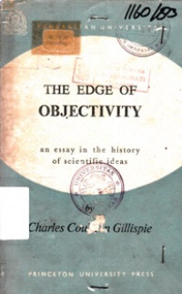 Image of The Ede of Objectivity : An Essay In The History Of Scientific Ideas