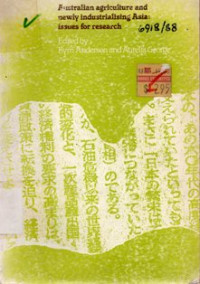 Image of Australian Agriculture and Newly Industrialising Asia: Issues for Each Research