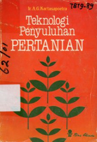 Image of Teknologi Penyuluhan Pertanian