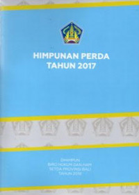 Image of Himpunan Perda Tahun 2017