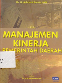 Image of Manajemen Kinerja Pemerintah Daerah