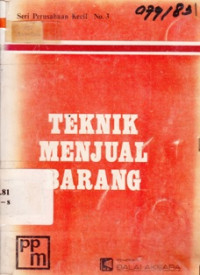 Image of Teknik Menjual Barang