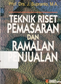 Image of Teknik Riset Pemasaran dan Ramalan Penjualan