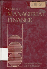 Image of Cases In Managerial Finance