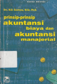 Image of Prinsip - Prinsip Akuntansi Biaya dan Akuntansi Manajerial