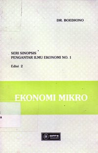 Image of Pengantar Ilmu Ekonomi No.1 : Ekonomi Mikro
