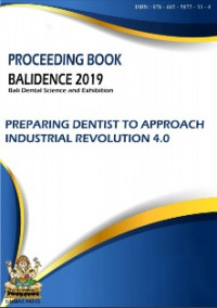 Proceeding Book Bali Dental Science and Exhibition (Balidence) 2019 