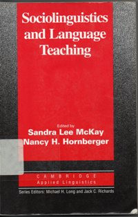 Sociolinguistics And Language Teaching