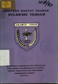 Ceritera Rakyat Daerah Sulawesi Tengah