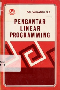 Pengantar Linear Programming