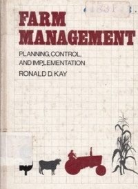 Farm Management : Planning, Control and Implementation